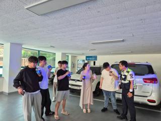 교통정보센터 견학 사진